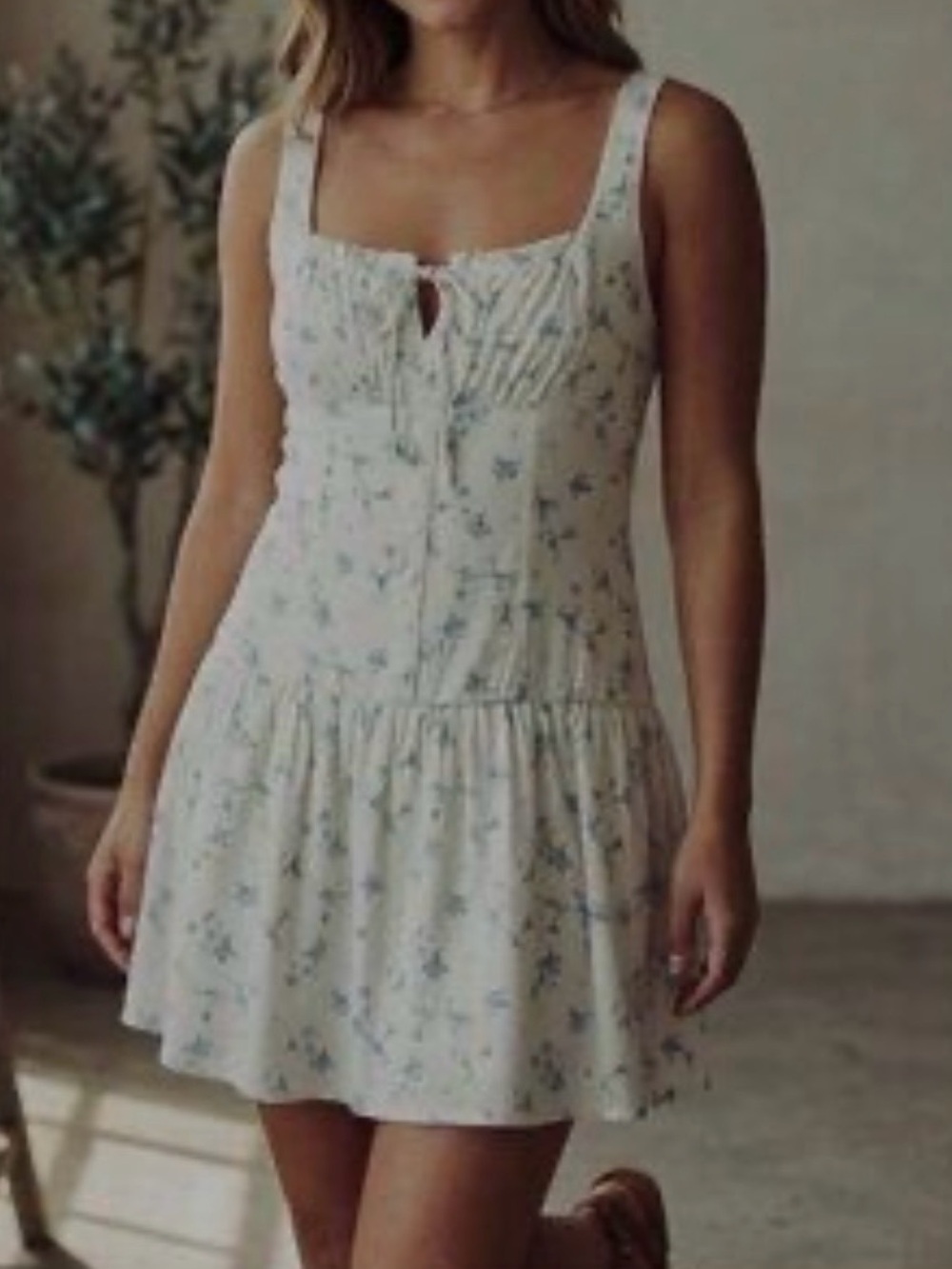 NWT! Floral Sundress fully lined sz M